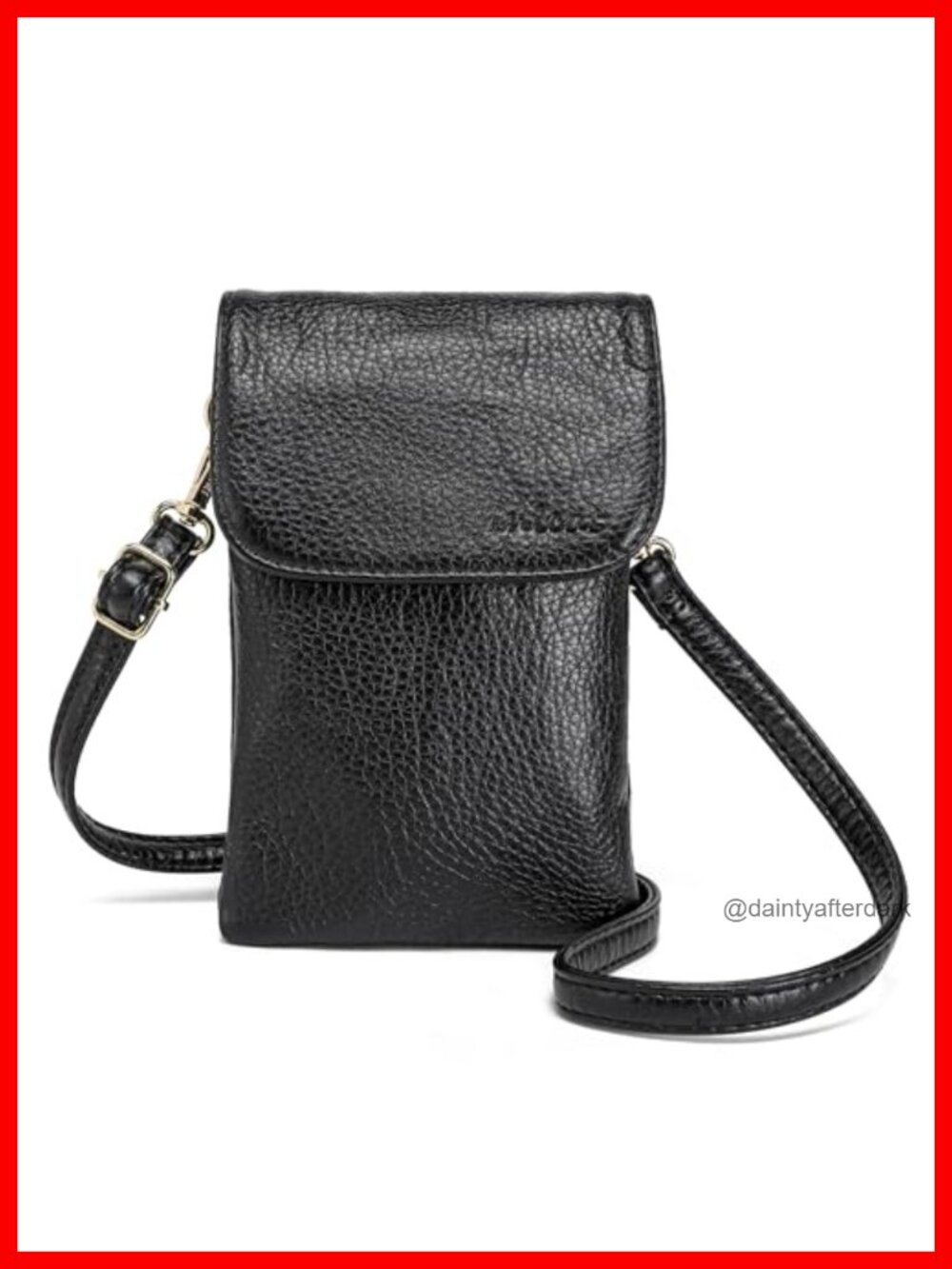 Small Crossbody Bags for Women Vegan Leather Phone Purse Adjustable Strap